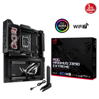 ASUS ROG MAXIMUS Z890 EXTREME, 8800MHz, 4xDDR5,  6x M.2, HDMI, 2xThunderbolt, 5xType-C, Wi-Fi 7, Bluetooth 5.4, Intel Core Ultra CPU(Seri 2), LGA1851 Soket, ARGB Gaming Anakart