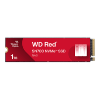 WD Red SN700, WDS100T1R0C, 1TB, 3430/3000, SERVER ve NAS iin Enterprise, Gen3, NVMe PCIe M.2 2280,  SSD