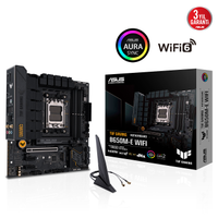 ASUS TUF GAMING B650M-E WIFI, 4xDDR5, 2x M.2, HDMI, DP, Type-C, Wi-Fi 6, Bluetooth v5.2, AMD Ryzen 7000 Serisi, AM5 Soket Anakart