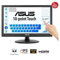 ASUS VT169HE 15.6" 5ms, 60Hz, Dokunmatik, HDMI, D-Sub, Dk Mavi Ik, FreeSync, IPS Panel Monitr