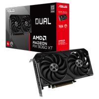 ASUS DUAL-RX9060XT-16G, 16Gb, 128Bit, GDDR6, 1xHDMI, 2xDP, GAMING Ekran Kart�