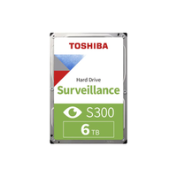 TOSHIBA S300, HDWT860UZSVA, 3.5", 6TB, 256Mb 5400 Rpm, 7/24 G�venlik HDD