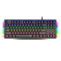 T-DAGGER BALÝ, T-TGK311, USB Kablolu, Türkçe Q,  Rainbow RGB, Mechanical, Gaming Klavye (Powered By REDRAGON)