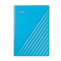 WD WDBYVG0020BBL-WESN, My Passport, 2TB, 2.5", USB3.2, Tanabilir, Harici HDD, Mavi