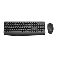 PHILIPS SPT6337B, Siyah, T�rk�e Q, 2.4Ghz Kablosuz, Klavye Mouse Set