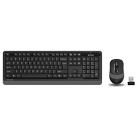 A4 TECH FG1010, Gri, FSTYLER, Trke Q, Kablosuz, Klavye Mouse Set