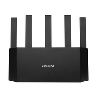 EVEREST EWR-X3000-V1, 3000Mbps, Dualband, WiFi 6, 4Port, 1Port WAN, Masast, WISP, Repeater, Router, Access Point