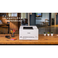 CANON  i-SENSYS LBP646CDW,  Wifi, Lan, Duplex, Renkli Lazer, Yazc (Dakikada 25  Sayfa) ORJNAL TONERL