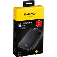 INTENSO 6023560, 1TB, 2.5", USB3.0, Tanabilir, Harici HDD, Siyah