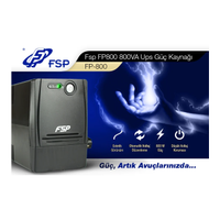 FSP FP800 800VA Line Interactive UPS (1x9A Ak) 