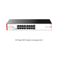 H3C Magic BS216, 16 Port, GigaBit, 2 Port GigaBit Uplink, Yönetilemez, Metal Kasa, Rack Mount Switch