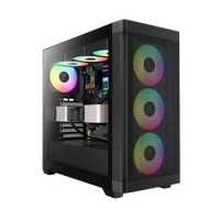 GAMDIAS ATHENA M3, 850W, 80+ Bronze, Tempered Glass, Type-C, Mesh n Panel, ARGB, ATX, GAMING KASA