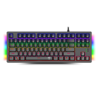 T-DAGGER BALI, T-TGK311, USB Kablolu, Trke Q,  Rainbow RGB, Mechanical, Gaming Klavye (Powered By REDRAGON)