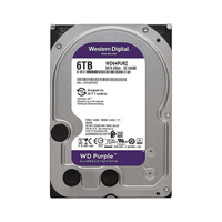 WD PURPLE, WD64PURZ, 3.5", 6TB, 256Mb, 5400 Rpm, 7/24 Gvenlik, HDD