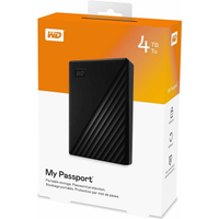 WD WDBPKJ0050BBK-WESN MyPassport 5TB, 2,5"   USB3.2, Tanabilir, Harici HDD Siyah,  (Trkiye Distribtr Garantili)