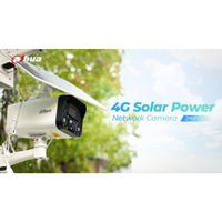 DAHUA IPC-HFW2441DG-4G-SP-B-MAX  4Mpix, 3,6mm   Lens, H265+, 30Mt Gece Gr, Dahili Mikrofon, IP67,  Solar(Gne Enerjili) IP Kamera