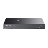 OMADA SG2210P, 8 Port Gigabit PoE+, 61W, 2Port SFP, Y�netilebilir, Metal Kasa Masa�st�/Vesa Switch