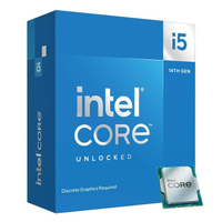 INTEL i5-14600K 14 Core, 3.50Ghz, 24Mb, 181W, LGA1700, 14.Nesil, BOX, (Grafik Kart VAR, Fan YOK)