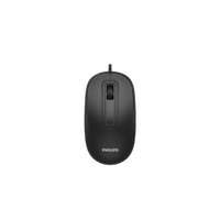 PHILIPS SPK7238B, Siyah, Usb Kablolu, 1200dpi, 3 Tu�lu Optic Mouse