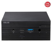 ASUS Mini PC PN51-S1-B-B5285MD, AMD Ryzen 5 5500U, 8Gb Ram, 256Gb SSD, Paylaml Ekran Kart, Wi-Fi, Bluetooth, FreeDos, MFF MiniPC