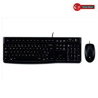 LOGITECH MK120, 920-002560, USB Kablolu, Trke Q, Klavye Mouse Set