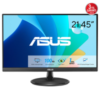ASUS VP227HF 21,45" 1ms, 100Hz, Full HD, HDMI, VGA, VA LED, �er�evesiz Tasar�m, D���k Mavi I��k, FreeSync Kurumsal Monit�r