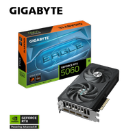 GIGABYTE GV-N5060EAGLE OC-8GD, RTX5060, EAGLE OC, 8Gb, GDDR7, 128BIT, 2 Fanl, 1xHDMI, 3xDP, GAMING Ekran KARTI