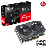 ASUS DUAL-RX7600-O8G-V2, 8Gb, 128Bit, GDDR6, 1xHDMI, 3xDP, GAMING Ekran Kart