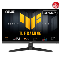 ASUS TUF GAMING VG259Q5A 24,5" 0.3ms, 200Hz, Full HD, DP, 2xHDMI, Hoparlr, IPS Panel, ELMB Sync Premium, GAMING Monitr