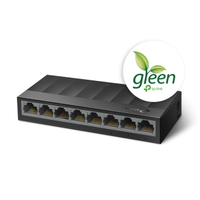 TP-LINK LS1008G, Green Tech, 8 Port GigaBit, Ynetilemez, Masast Switch