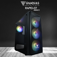 GAMDIAS RAPID-07, RYZEN 5 5600, 16Gb Ram, 500Gb NVMe SSD, 4Gb GDDR5 R9 370 Ekran Kart, 550W Kasa, Free Dos GAMING PC