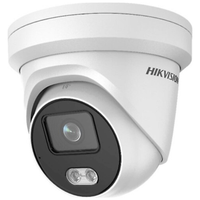 HIKVISION DS-2CD1347G0-LUF 4Mpix, 2,8mm Lens, H265+, 30Mt Gece Gr, Dahili Mikrofon, Color Vu Lite, Full Time Color, Dome IP Kamera