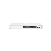 HP Aruba Instant On JL812A 1830-24G, 24Port,  GigaBit, 2 Port Gigabit SFP, Ynetilebilir, Rack Mount Switch