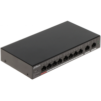 DAHUA CS4010-8GT-110, 8 Port, Gigabit, 8 Port PoE, 110W, +2 Port Uplink, Cloud Ynetilebilir, Switch