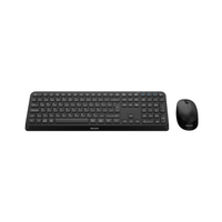 PHILIPS SPT6407B, Siyah, T�rk�e Q, 2.4Ghz ve Bluetooth Kablosuz, Multimedya Klavye Mouse Set