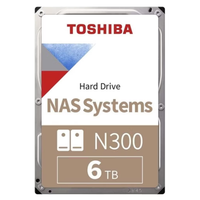 TOSHIBA N300, MN10ADA600S, 3.5", 6TB, 512Mb 7200 Rpm, SATA3, 7/24 NAS, SERVER, HDD