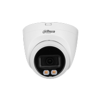DAHUA  IPC-HDW2449T-S-PRO, 4Mpix, WizColor, 2,8mm Lens,H265+, 30Mt Gece G�r���, IP67, Dahili Mikrofon, PoE Dome IP Kamera