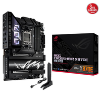 ASUS ROG CROSSHAIR X870E HERO, 4xDDR5, 5xM.2, HDMI, DP, Type-C, PCIe 5.0, 2xWi-Fi 7, Bluetooth v5.4, AMD Ryzen 9000-8000 ve 7000 Serisi, AM5 Soket Anakart