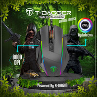 T-DAGGER T-TGM307 Roadmaster RGB Gaming Mouse , USB , 8000DPI (Powered By REDRAGON)