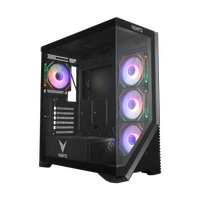 VENTO VG4202FLA ATX Tower, 750W 80+ Siyah,  Temperli Cam, RGB, Mesh, ATX GAMING KASA