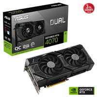 ASUS DUAL-RTX4070-O12G, 12Gb, 192Bit, GDDR6X, 1xHDMI, 3xDP GAMING Ekran Kart