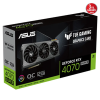 ASUS TUF-RTX4070S-O12G-GAMING, 12Gb, 192Bit, GDDR6X, 1xHDMI, 3xDP GAMING Ekran Kart