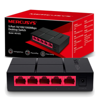 MERCUSYS MS105G, 5 Port, GigaBit, Ynetilemez, Masast Switch