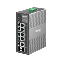 OMADA IES210GPP Industrial, 10 Port Gigabit, 6 Port Poe+, 2 Port Poe++, 2 Port Combo SFP, 240W, Y�netilebilir End�striyel Switch