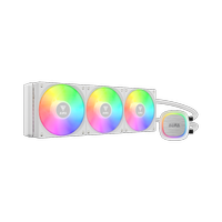 GAMDIAS AURA GL360 V2 WH, White Edition, 360mm,  RGB, 3 Fanl, CPU Sv Soutma