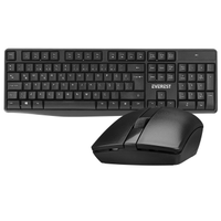 EVEREST KM-7500, Siyah, Trke Q, Kablosuz, Klavye Mouse Set