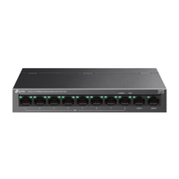 TP-LINK LS110P, Green Tech, 10 Port, MeggaBit, 8 Port PoE+ 96W, Metal Kasa, Y�netilemez, Masa�st� Switch