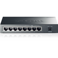 TP-LINK TL-SG1008P, 8 Port, GigaBit, Metal Kasa, 4 Port PoE, 55W, Ynetilemez, Masast Switch