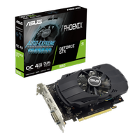 ASUS PHONEIX PH-GTX1650-O4GD6-P-EVO, 4Gb, GDDR6, 128Bit, 1xDVI, 1xHDMI, 1xDP GAMING Ekran Kart