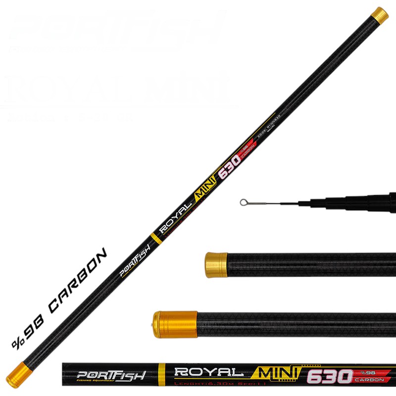 Portfish Mini Royal Carbon Göl Kamışı 720 cm 5-20 gr